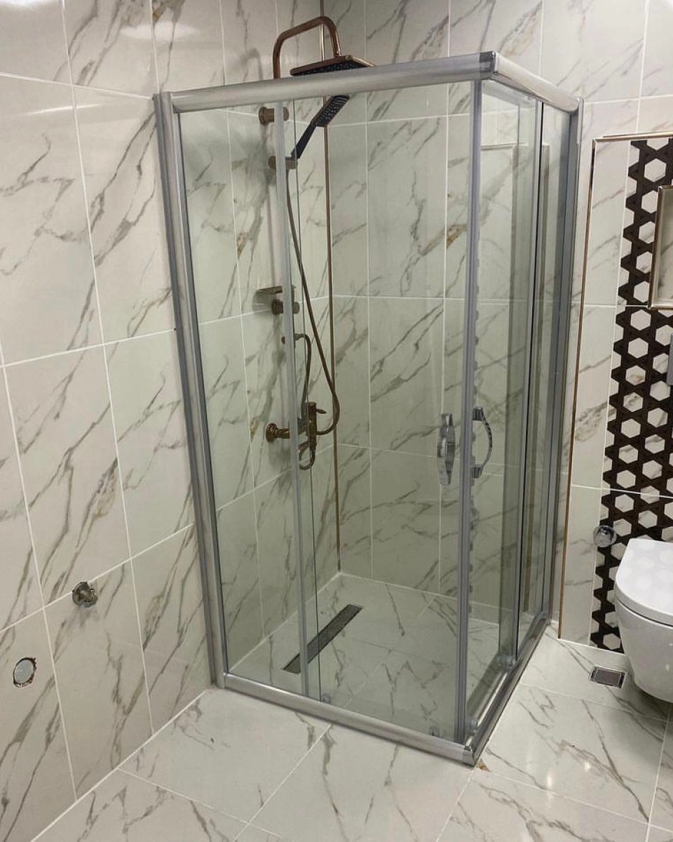 Pool Serisi Şeffaf Cam Duşakabin - Görsel 2