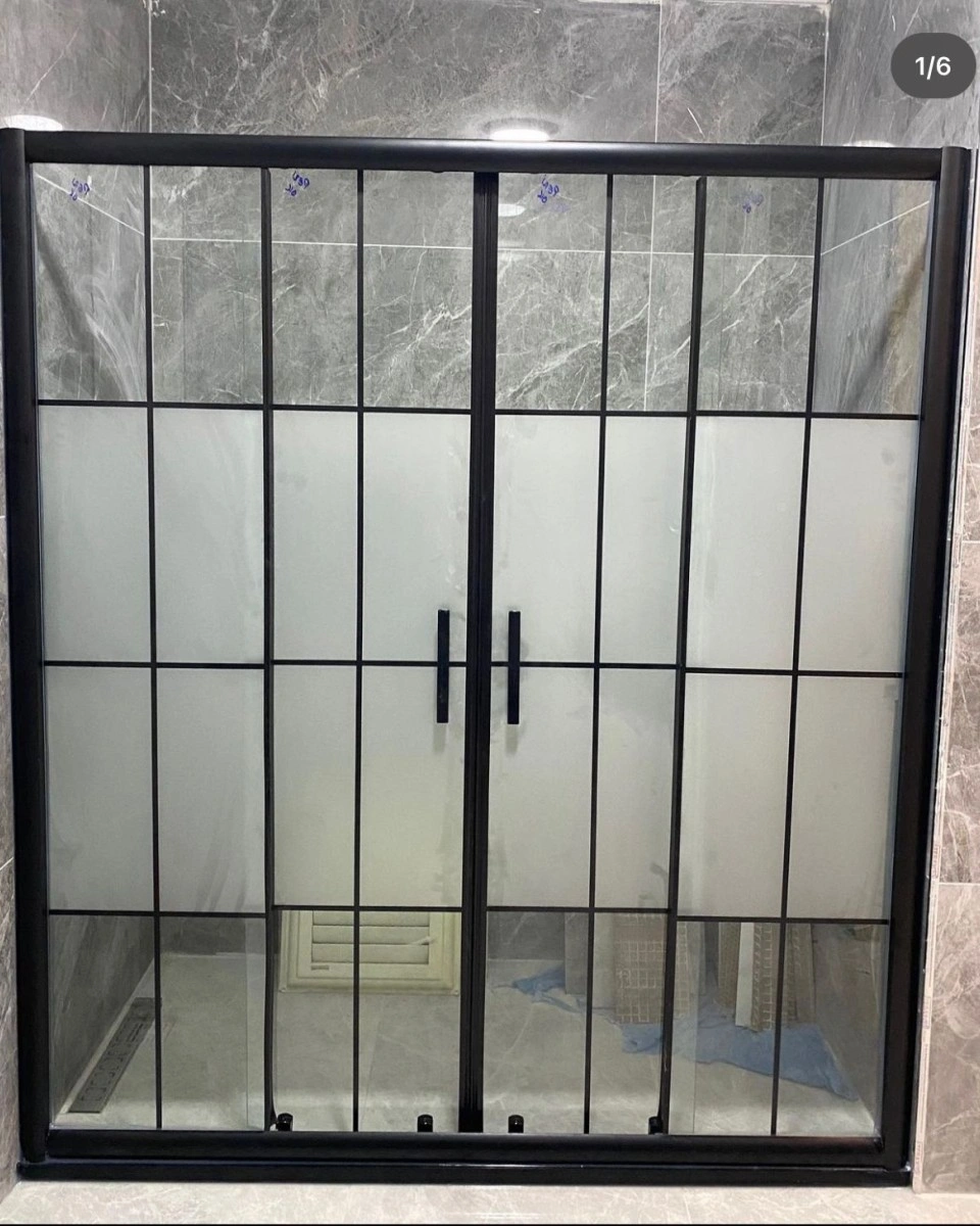 Pool Serisi Siyah Profilli Karolajlı Cam Duşakabin ( 2 ) - Görsel 2